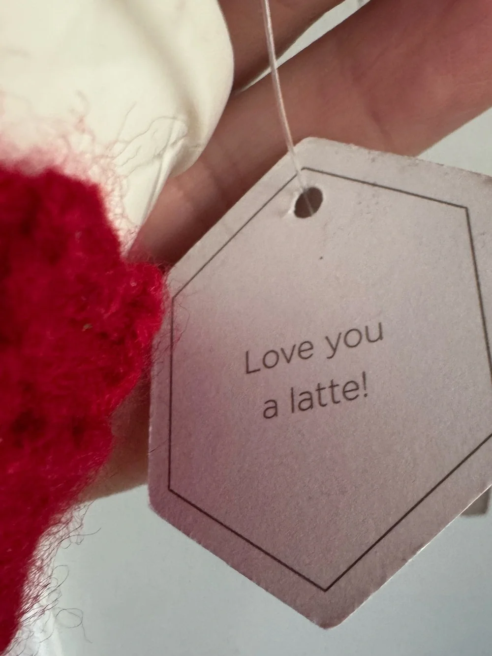 Hallmark ceramic 5” red